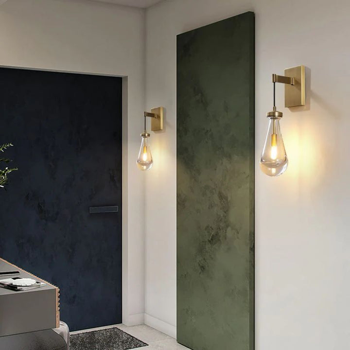 Raindrop Rod Bathroom Wall Sconce