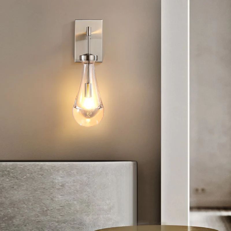 Raindrop Rod Bathroom Wall Sconce