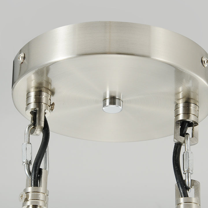 Raindrop Round Chandelier 2 Lights 5"D