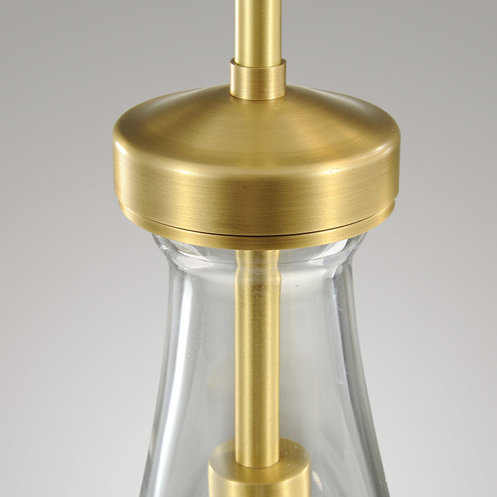 Raindrop Round Chandelier 8"