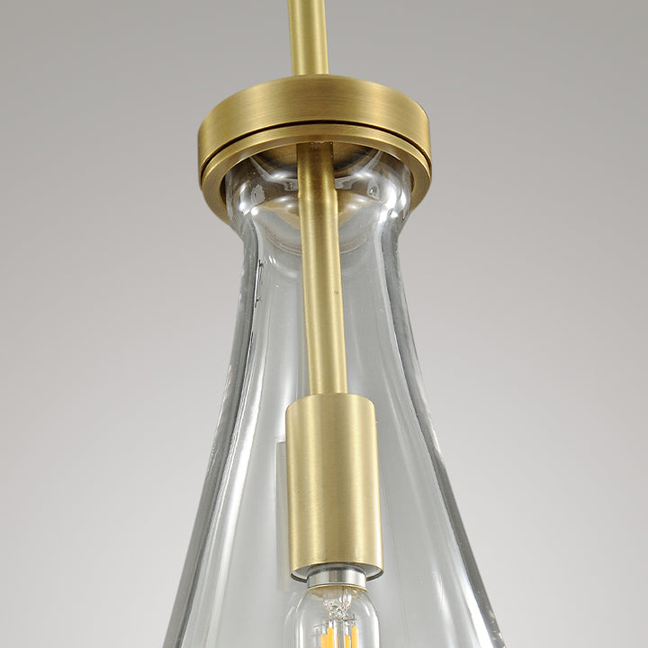 Raindrop Round Chandelier 8"