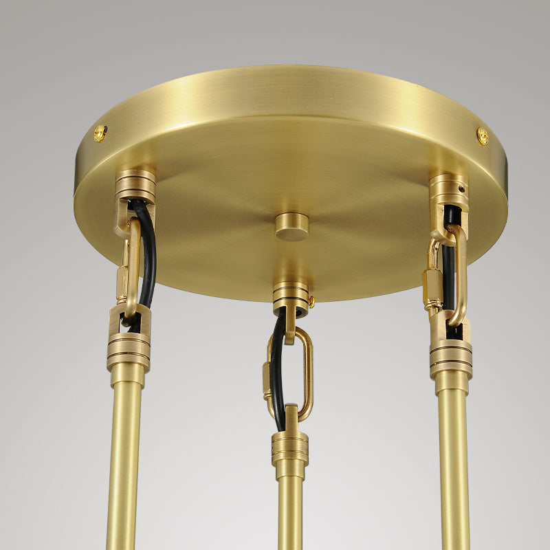 Raindrop Round Chandelier 8"