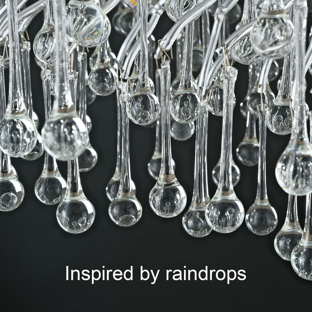 Raindrop Tree Branch Chandelier