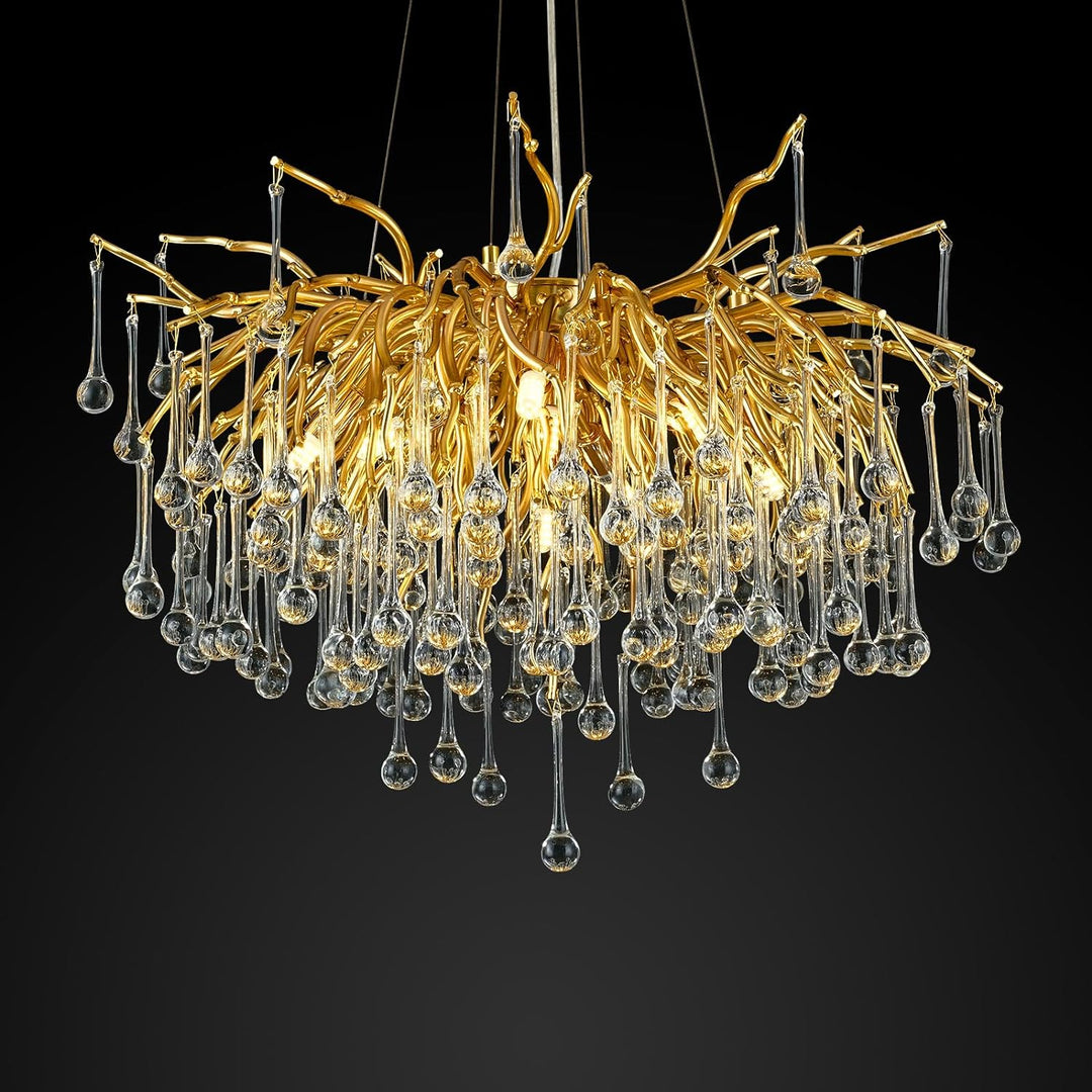 Raindrop Tree Branch Chandelier