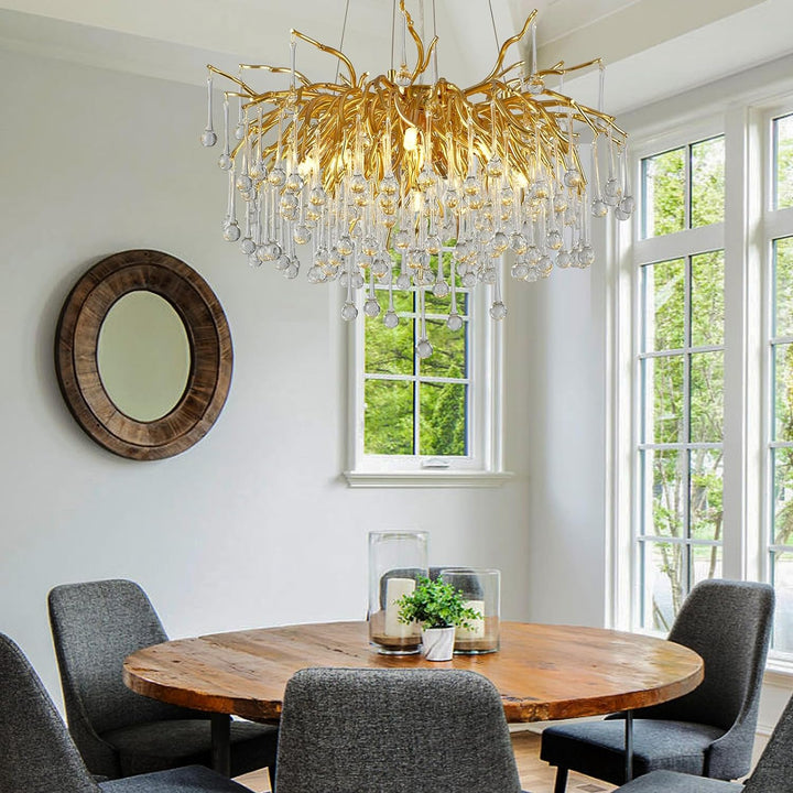 Raindrop Tree Branch Chandelier