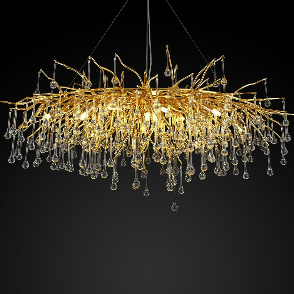 Raindrop Tree Branch Chandelier
