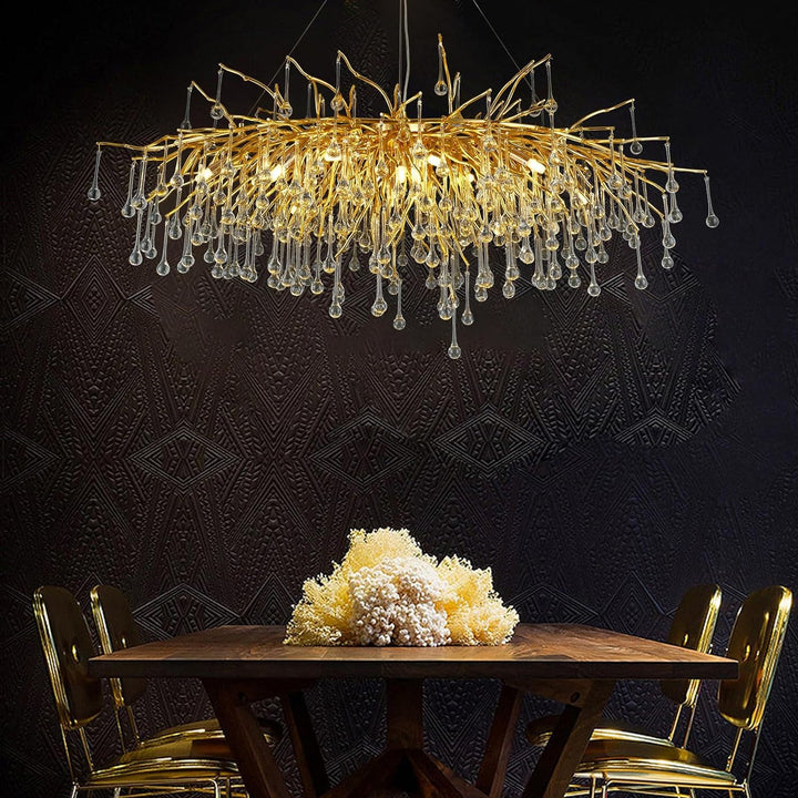 Raindrop Tree Branch Chandelier