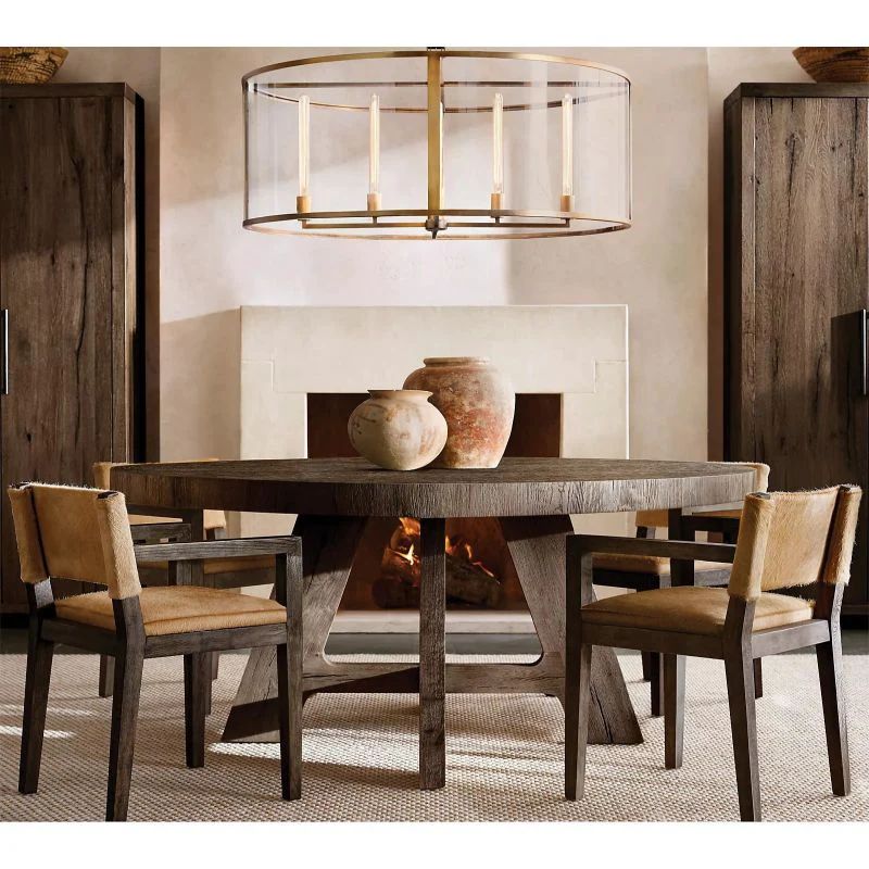Randy Vintage Round Chandelier 44"