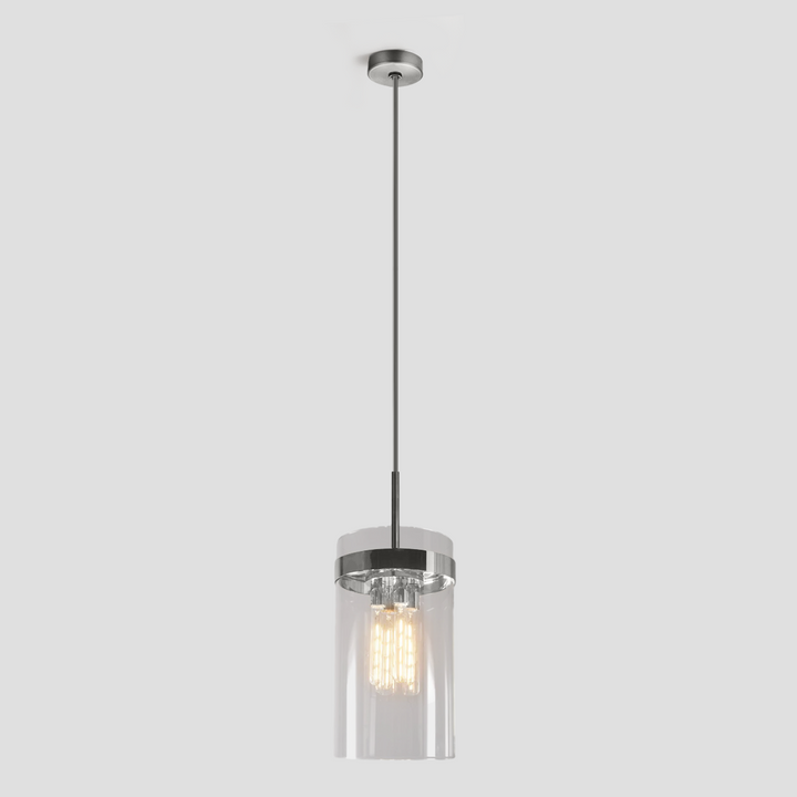 Rata Cylinder Glass Pendant