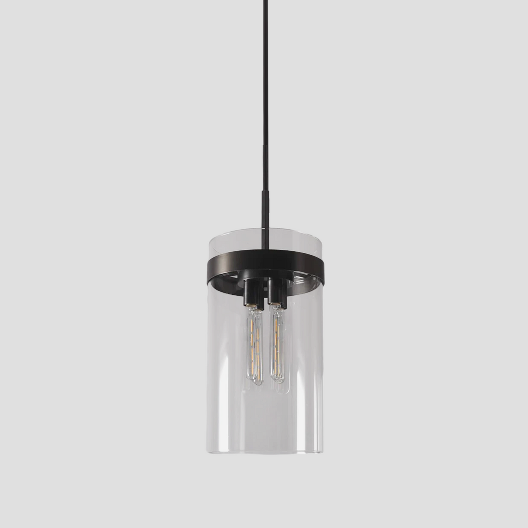 Rata Cylinder Glass Pendant