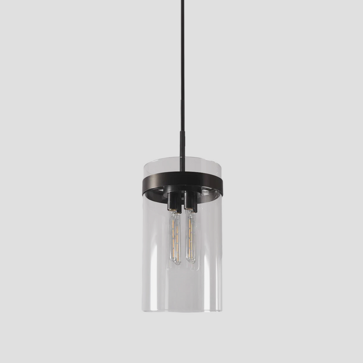 Rata Cylinder Glass Pendant