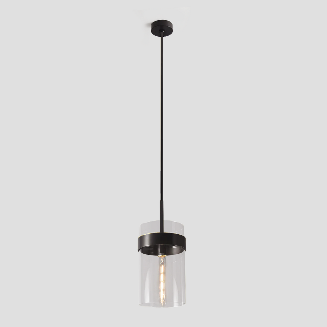 Rata Cylinder Glass Pendant