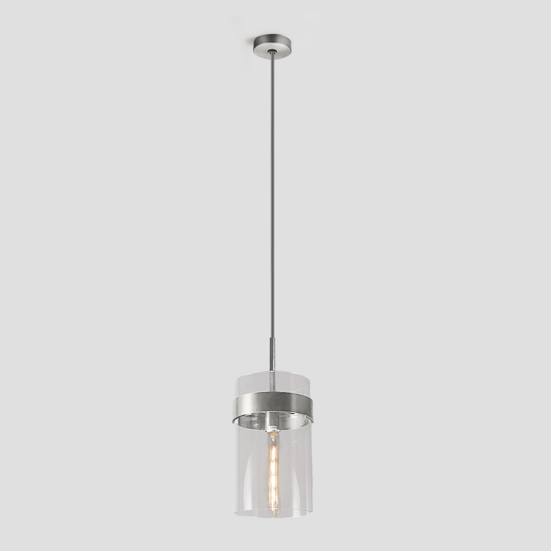Rata Cylinder Glass Pendant