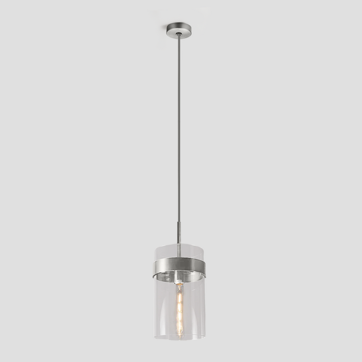 Rata Cylinder Glass Pendant