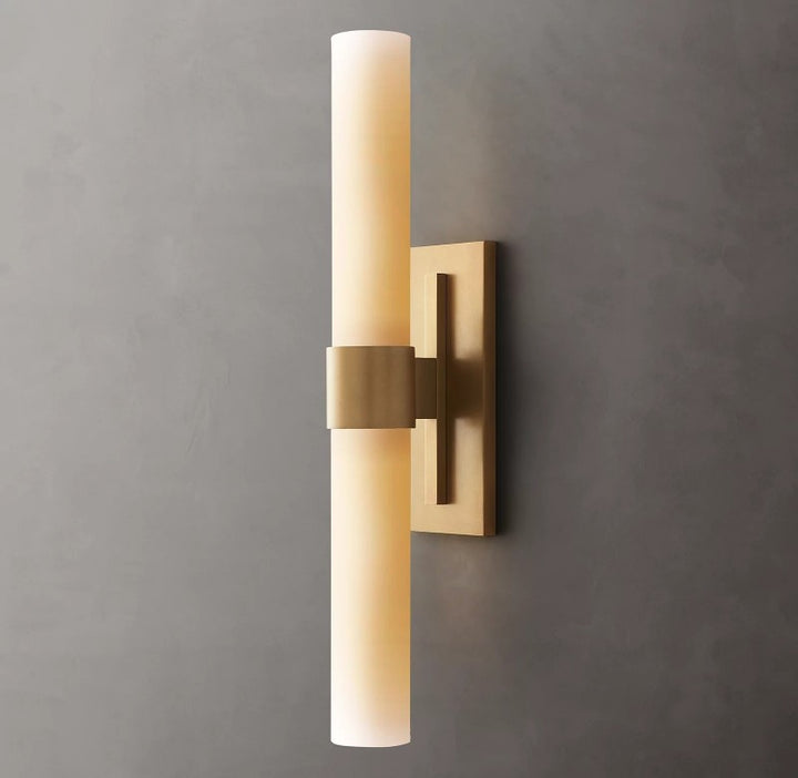 Rata Milk Glass Linear Sconce