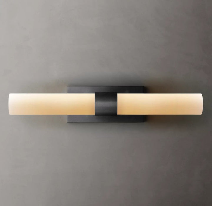 Rata Milk Glass Linear Sconce