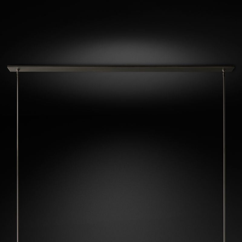 Rata Modern Fashion Glass Linear Chandelier 71''
