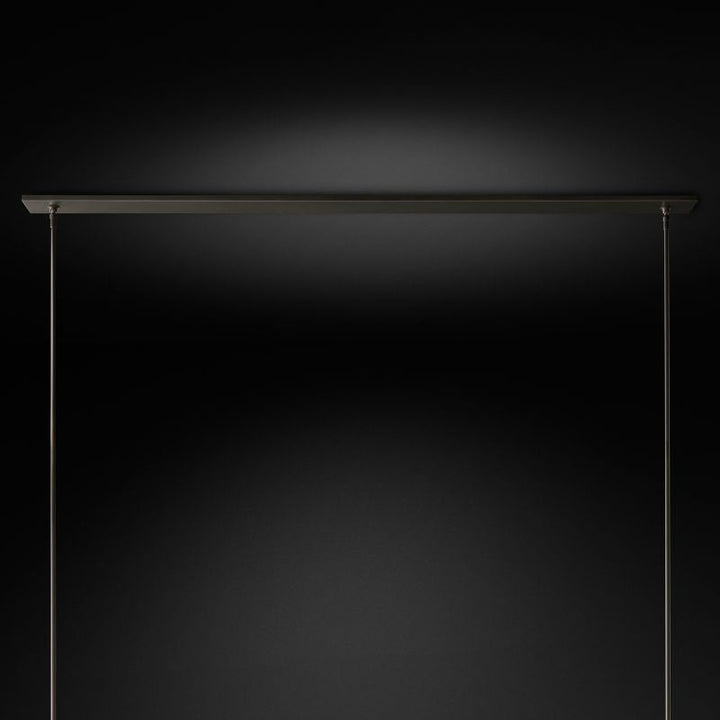 Rata Modern Fashion Glass Linear Chandelier 71''