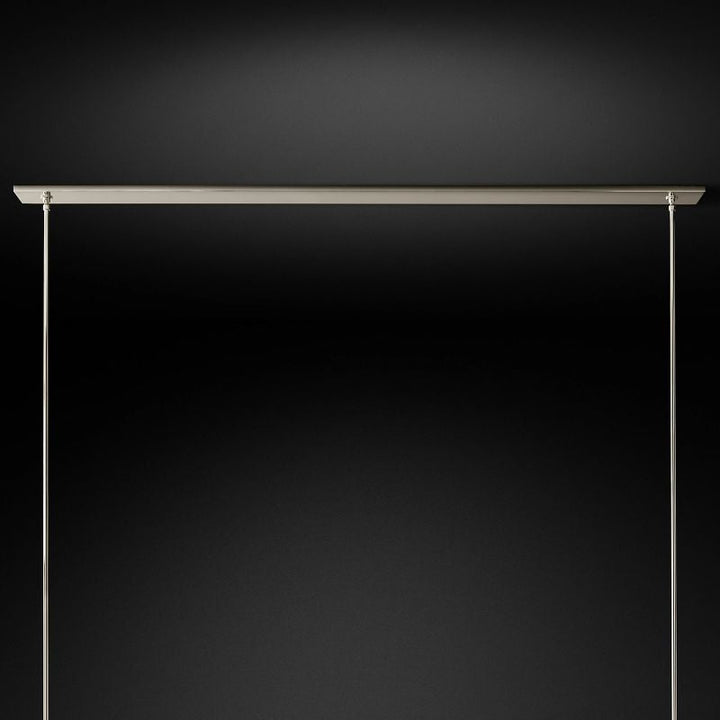 Rata Modern Fashion Glass Linear Chandelier 71''