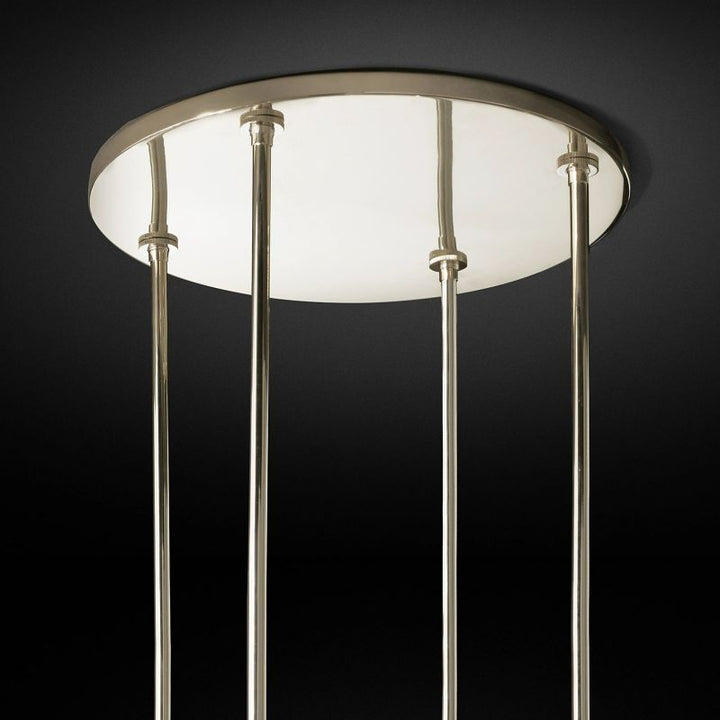 Rata Modern Fashion Glass Round Chandelier Light D60"