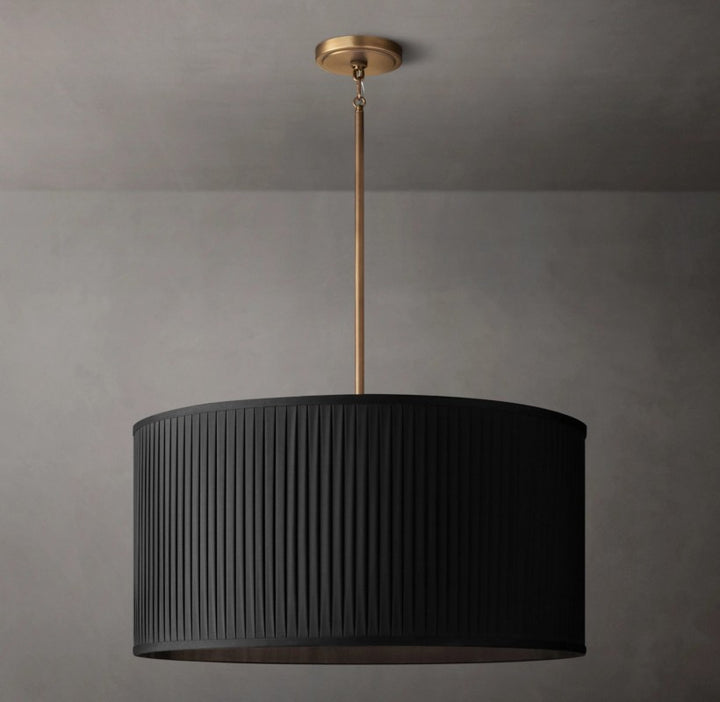 Reer Pleated Drum Pendant
