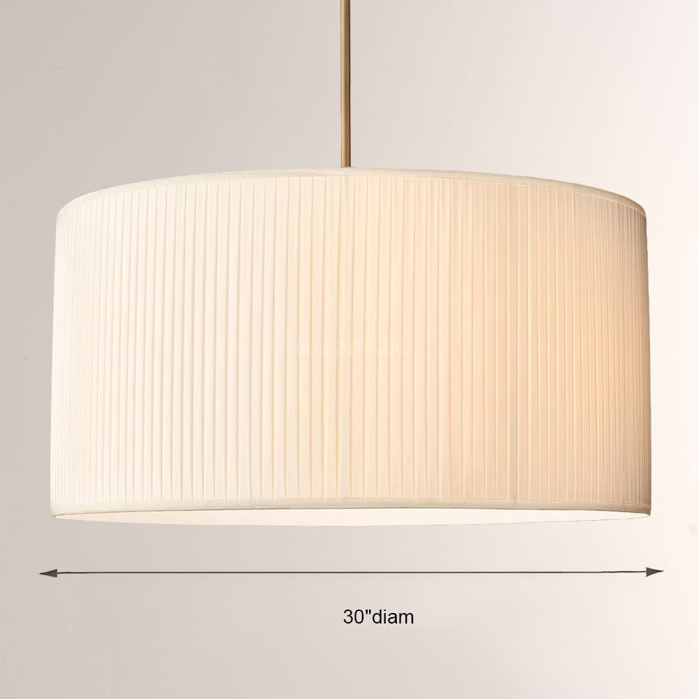 Reer Pleated Drum Pendant