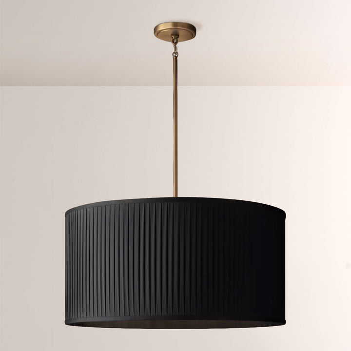 Reer Pleated Drum Pendant