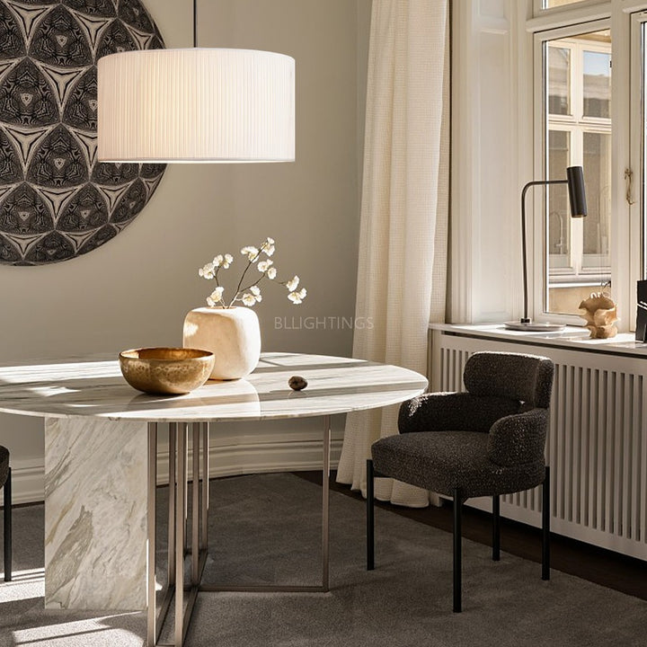 Reer Pleated Drum Pendant