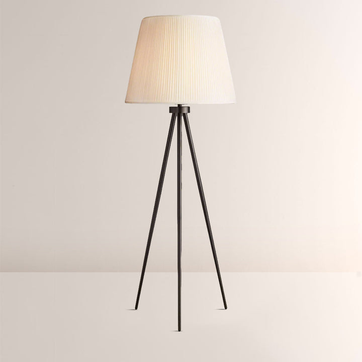 Reer Pleated Silk Shade Floor Lamp