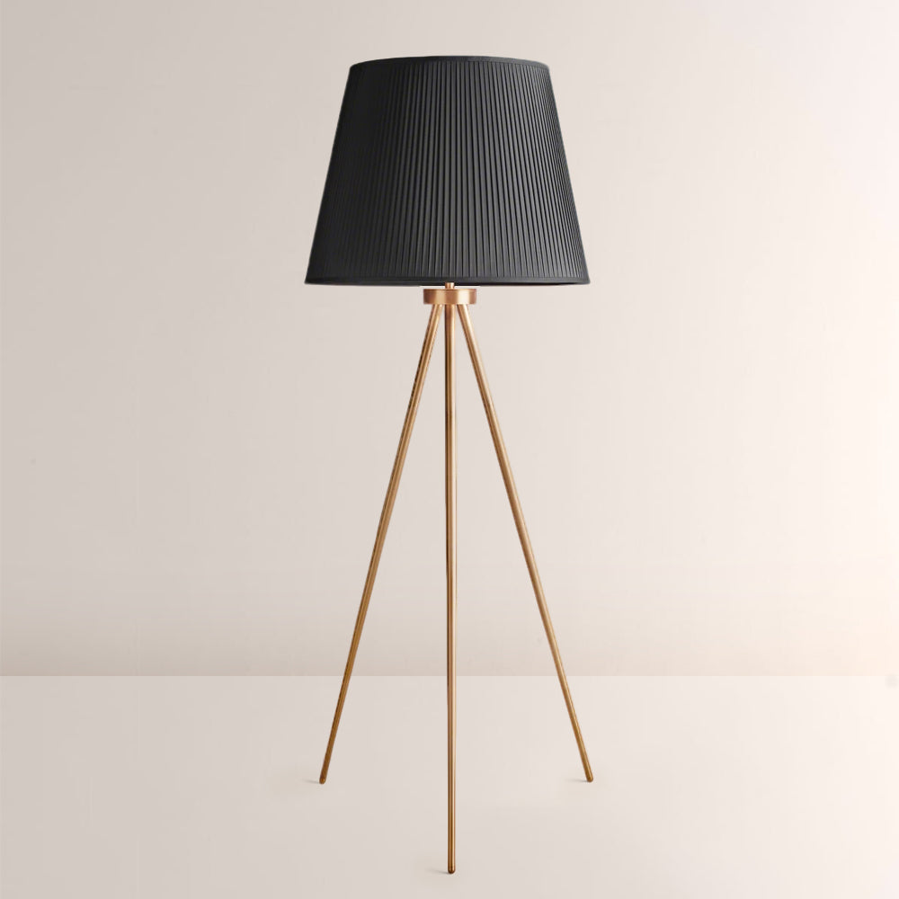 Reer Pleated Silk Shade Floor Lamp