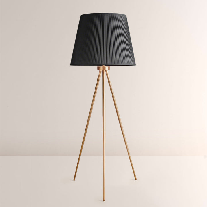 Reer Pleated Silk Shade Floor Lamp