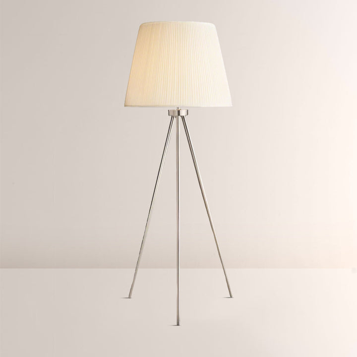 Reer Pleated Silk Shade Floor Lamp