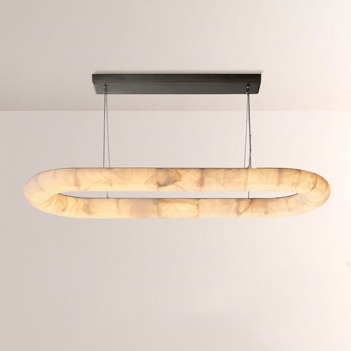 Rivage Lisse Oval Chandelier 74″