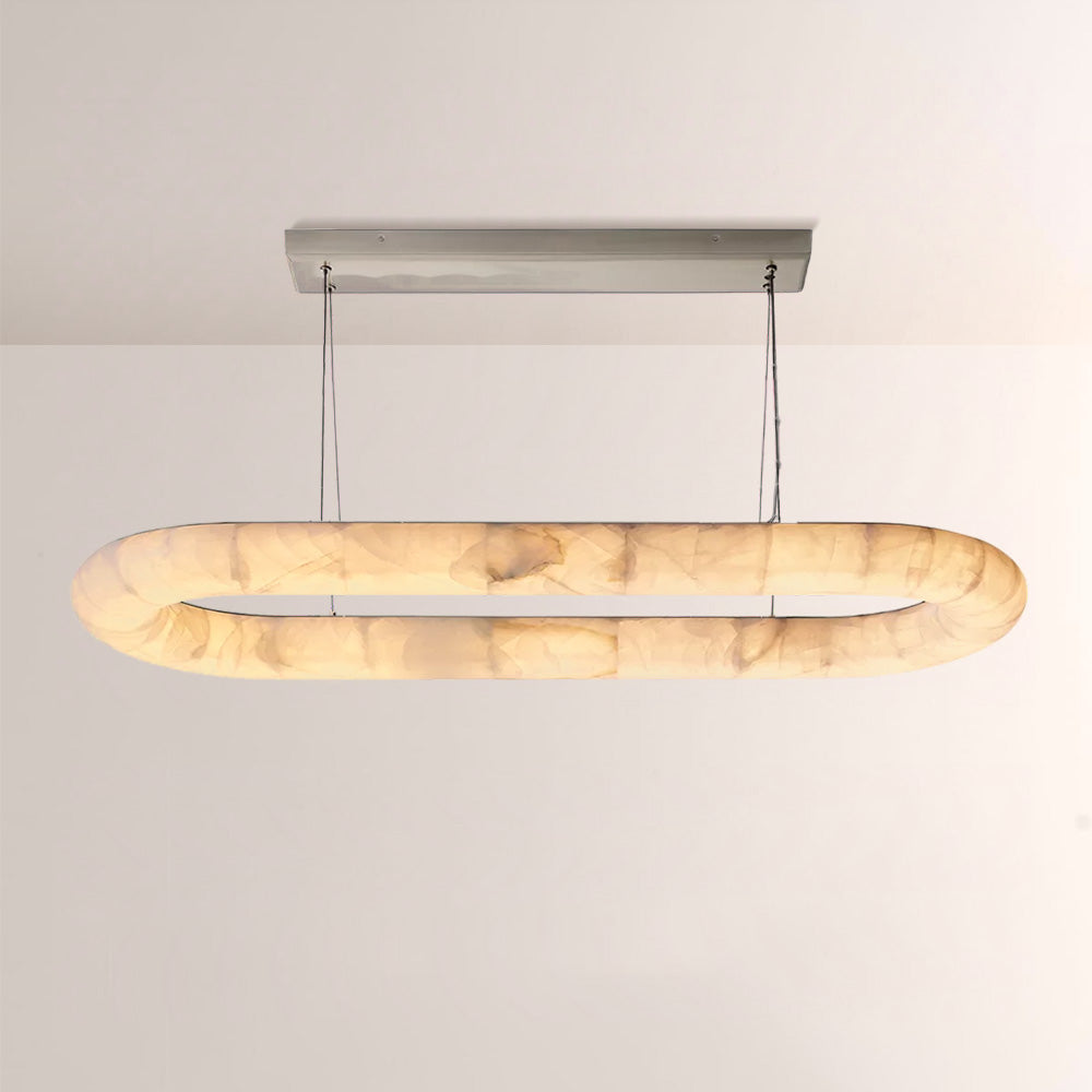 Rivage Lisse Oval Chandelier 74″