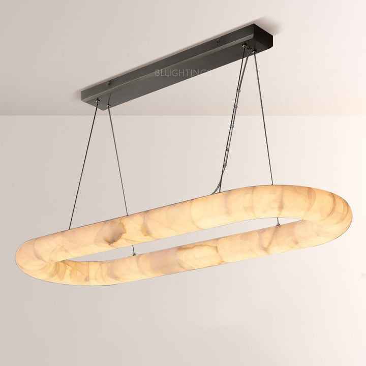 Rivage Lisse Oval Chandelier 74″