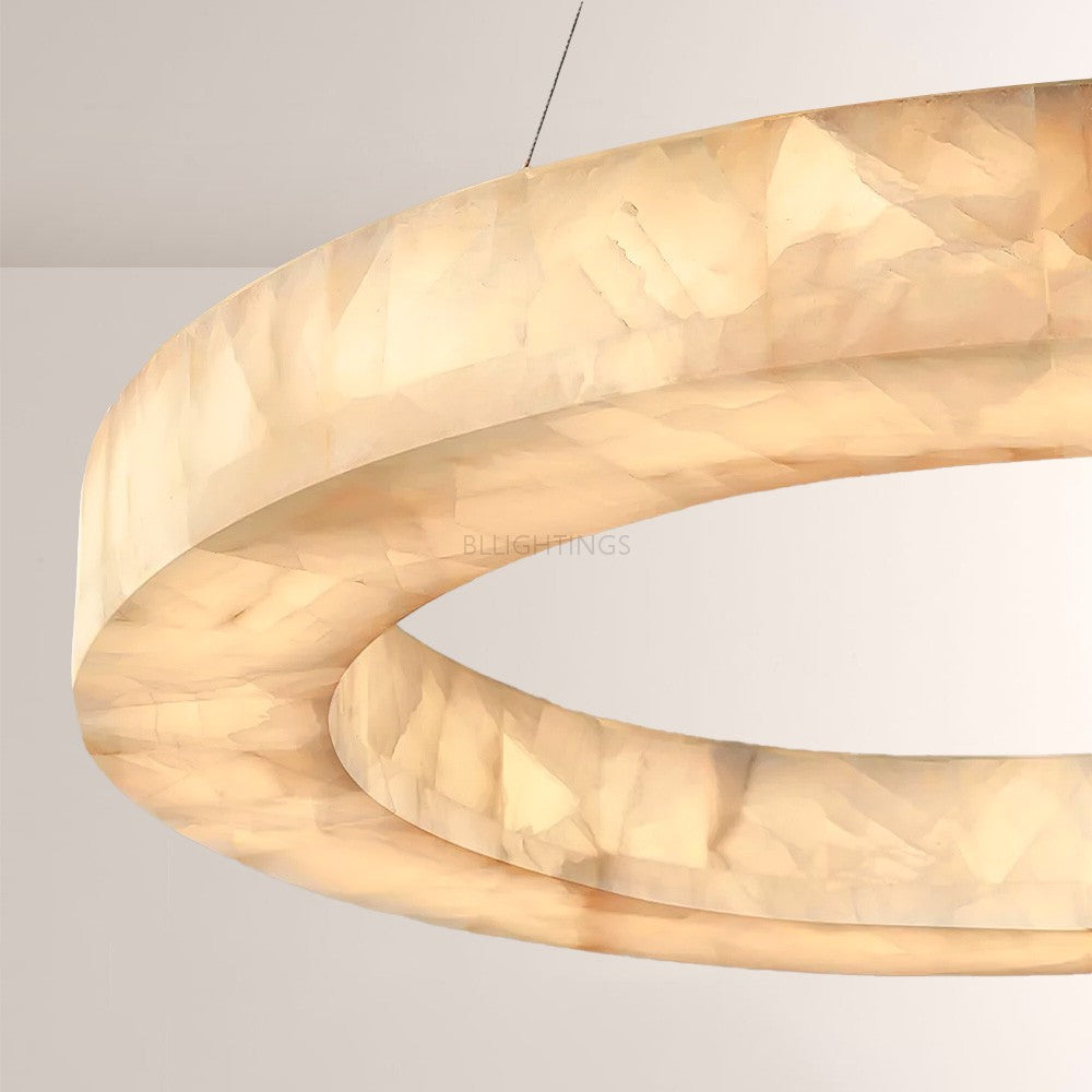 Rivage Round Calcite Chandelier31"40"60"
