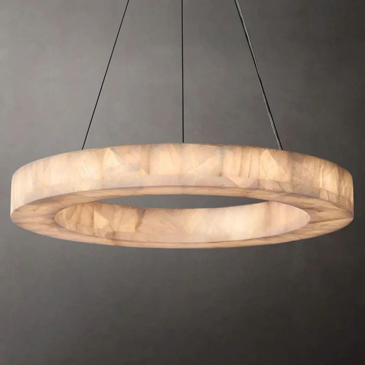 Rivage Round Calcite Chandelier31"40"60"