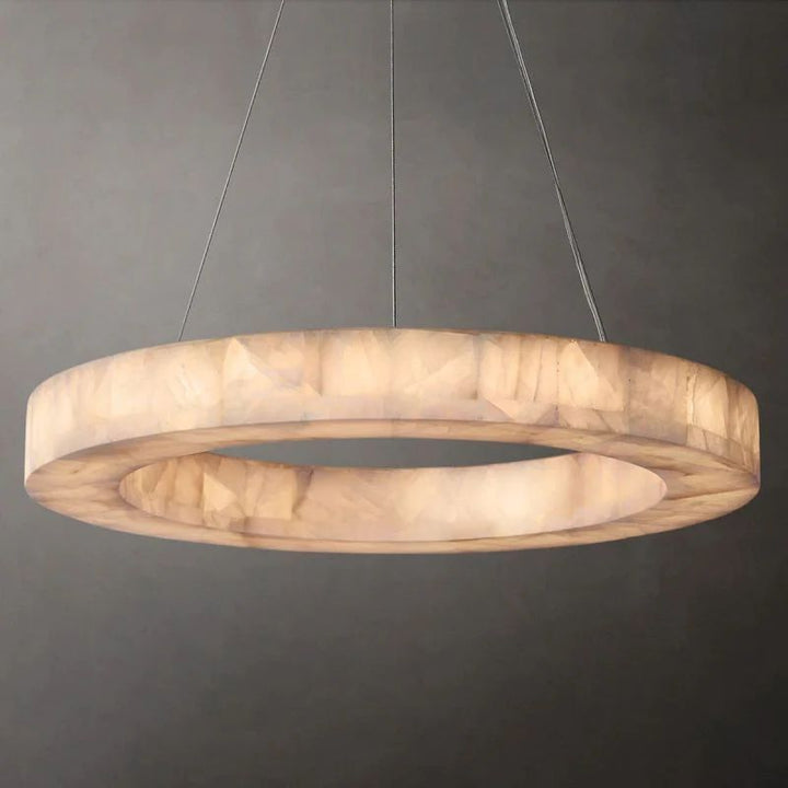 Rivage Round Calcite Chandelier31"40"60"