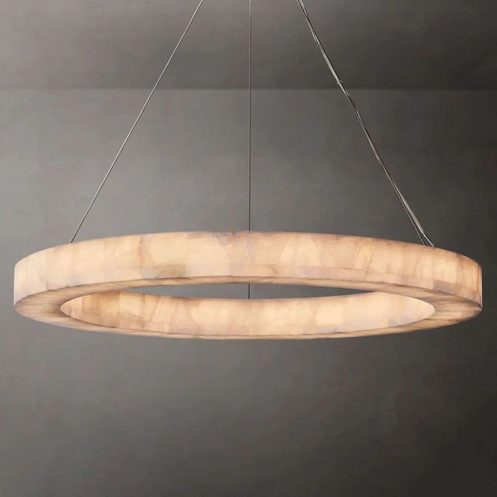 Rivage Round Calcite Chandelier31"40"60"