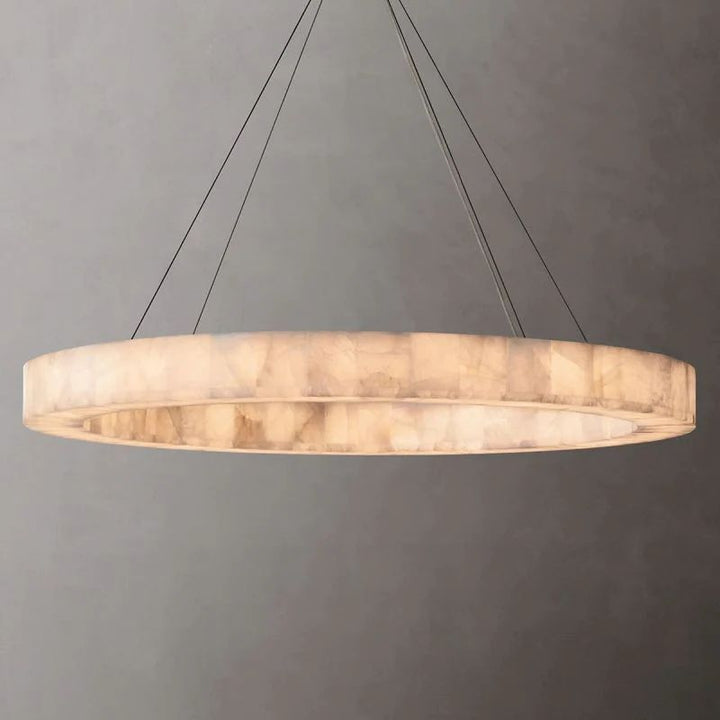 Rivage Round Calcite Chandelier31"40"60"