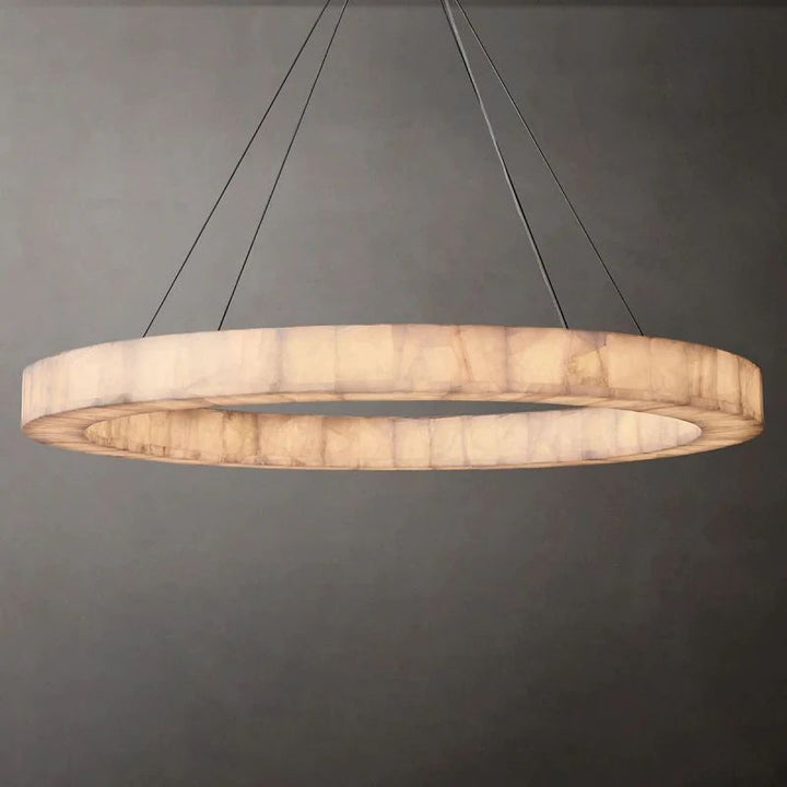 Rivage Round Calcite Chandelier31"40"60"
