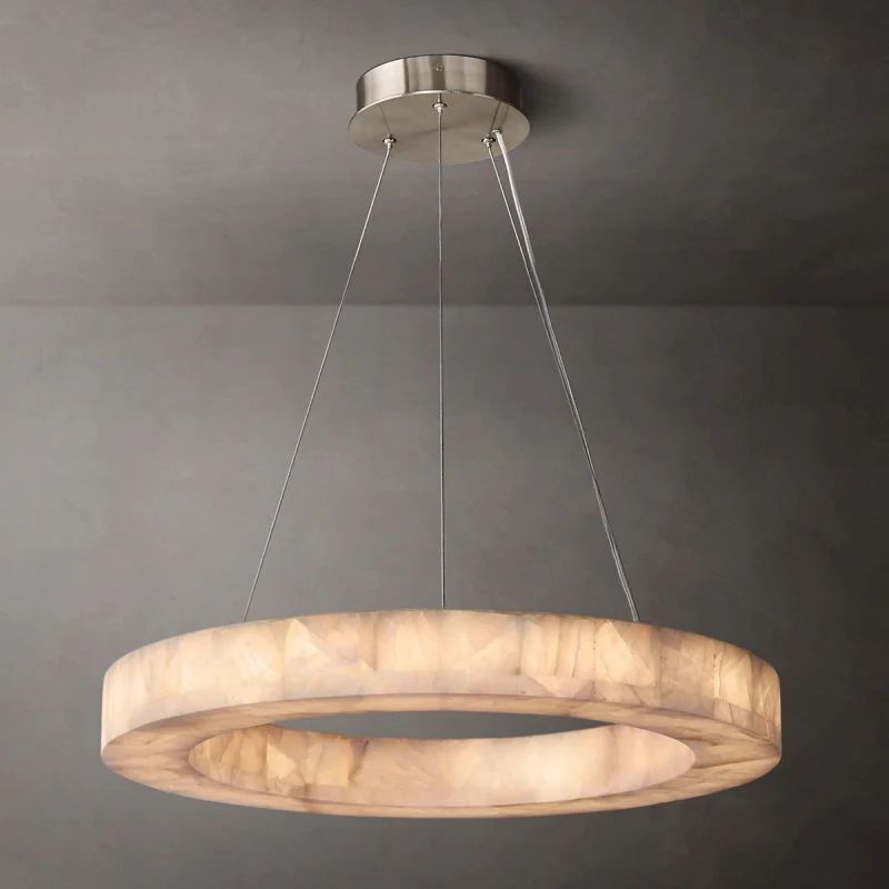 Rivage Round Calcite Chandelier31"40"60"
