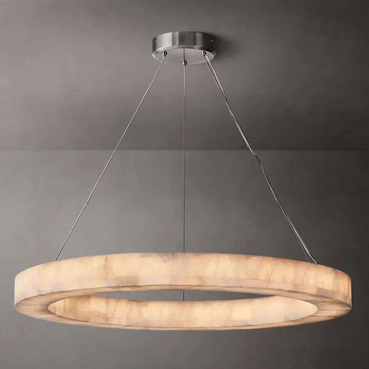Rivage Round Calcite Chandelier31"40"60"