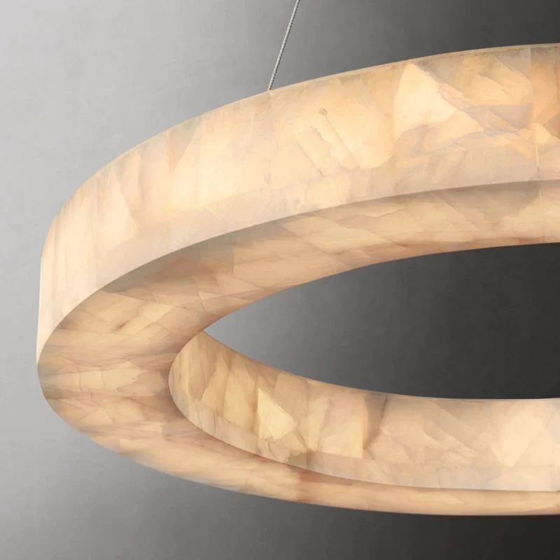 Rivage Round Calcite Chandelier31"40"60"