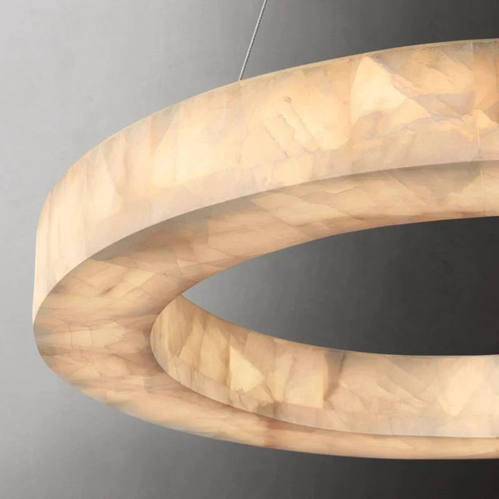Rivage Round Calcite Chandelier31"40"60"