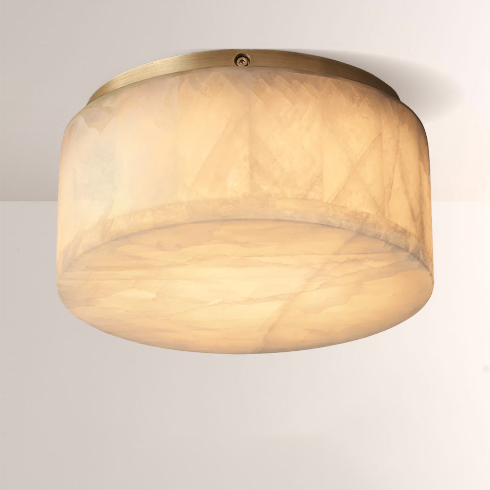 Rivage Round Calcite Flushmount 6"10"14"