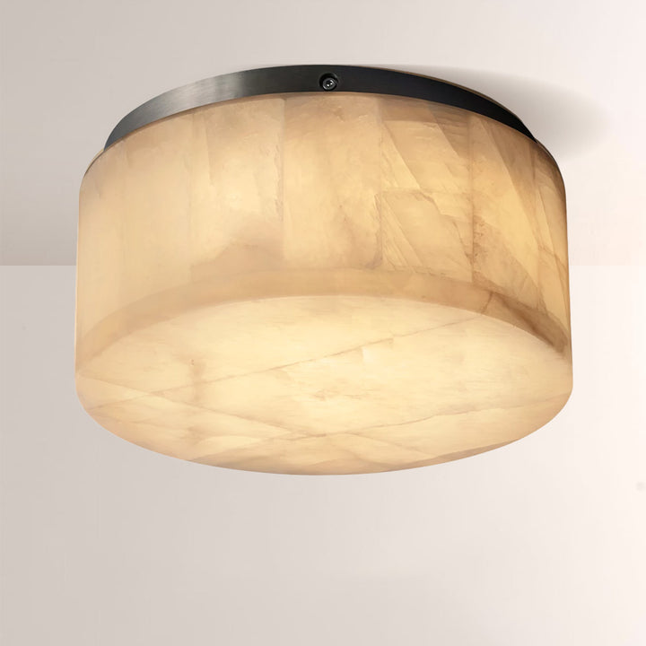 Rivage Round Calcite Flushmount 6"10"14"