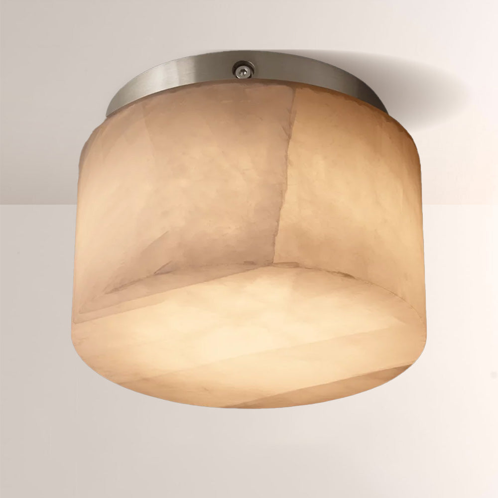 Rivage Round Calcite Flushmount 6"10"14"