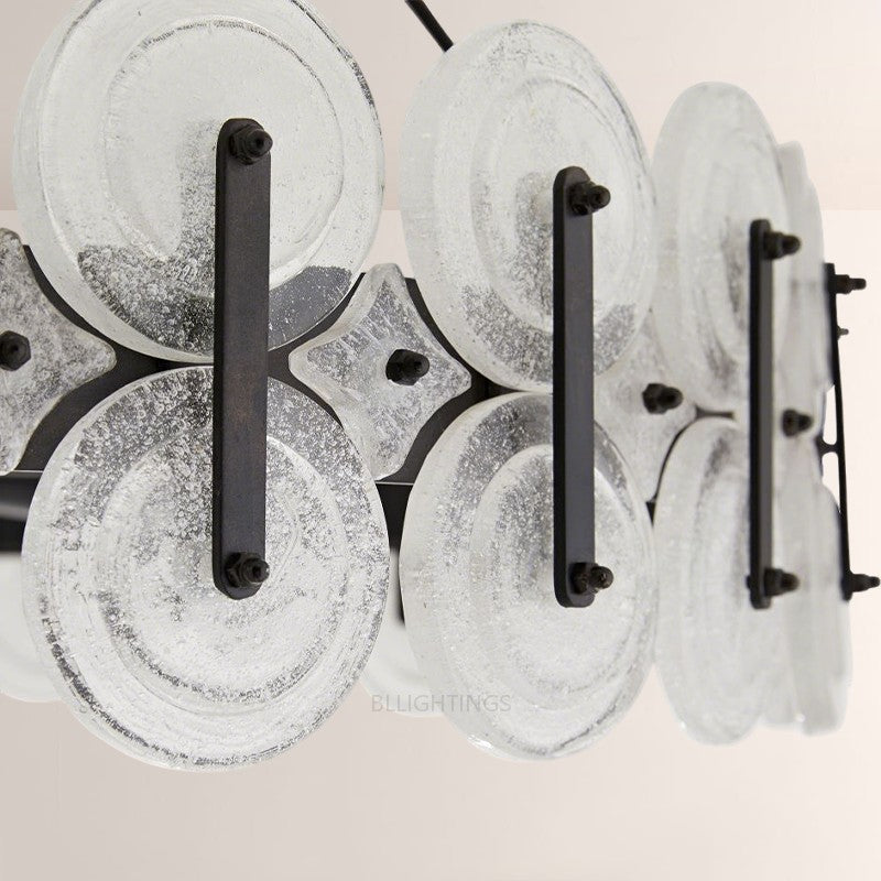 Ronyta Glass Round Chandelier 31"