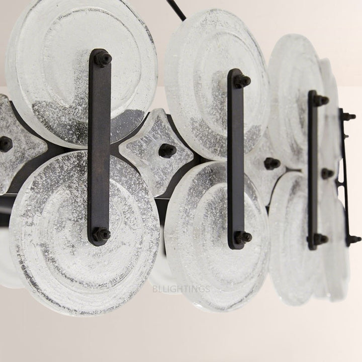 Ronyta Glass Round Chandelier 31"
